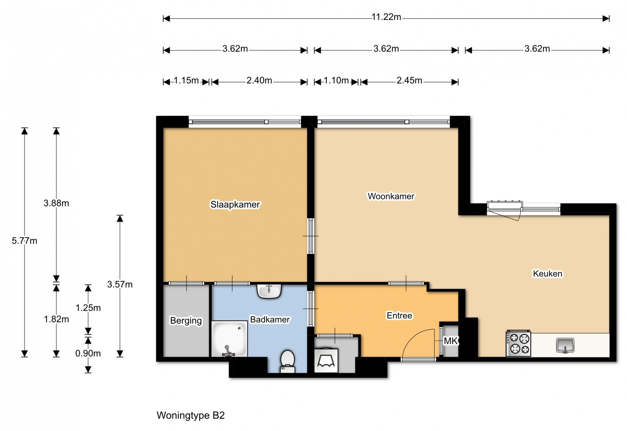 Garantwoningen Oeverrand II Woningtype B2