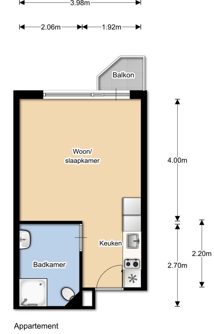 WZH Schoorwijck appartement zorgwoning studio definitieve versie