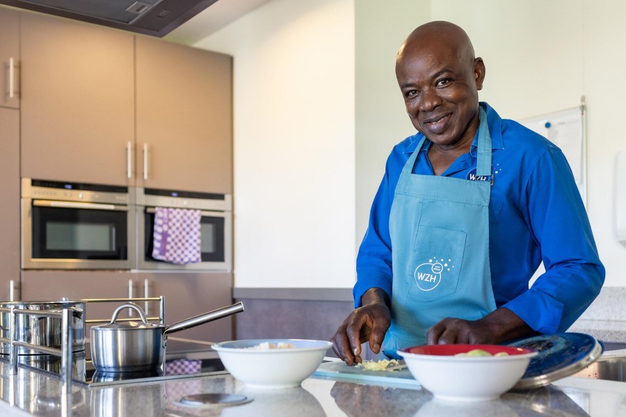 'Er wordt heerlijk vers gekookt.'