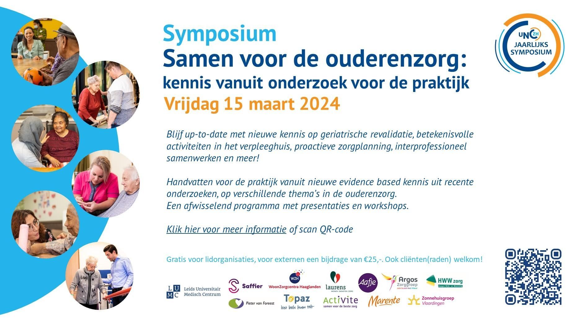 Op 15 maart is het jaarlijkse symposium van het UNC-ZH.